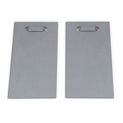 Wall Mount Metal 100 x 200 mm, Self-Adhesive, Set of 2