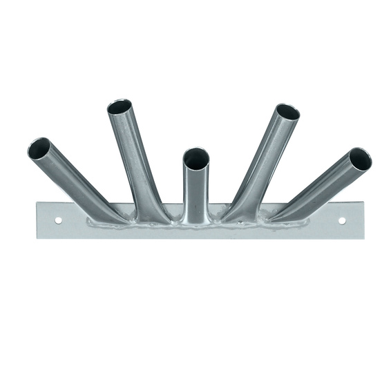 Wall mount bracket 5-fold, galvanized, ø 20 mm