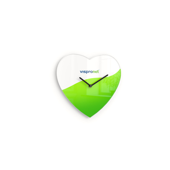 Wall clocks, heart-shaped