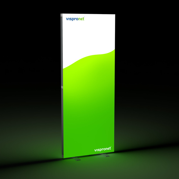 Exhibition Wall Lightbox fold 100 x 250 cm