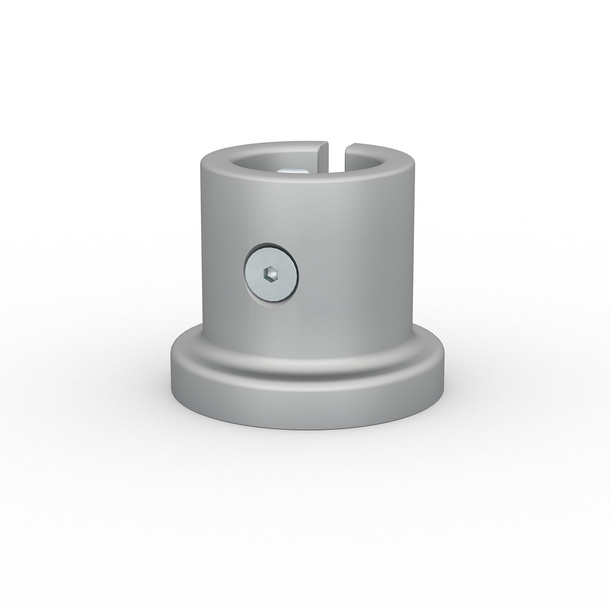 Wall mounting for aluminum keder profile ø 30 mm (flange)