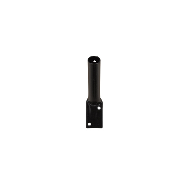 Wall mount single, black, ø 20 mm