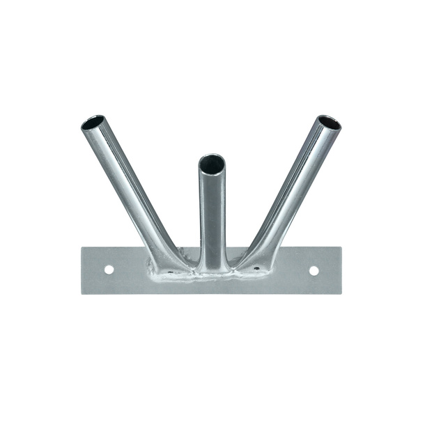 Wall mount triple, galvanized, ø 20 mm