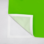 Replacement banner, reverse side with sewn-on hook-and-loop tape