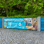 Weatherproof promotional banner – ideal for promoting events and exhibitions