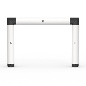 Single changing banner for Inflatable Archway Air Basic (width 4,50 m)