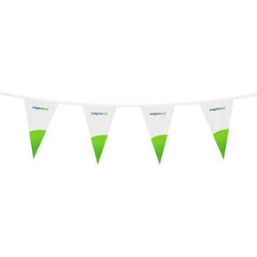 Bunting with pennants