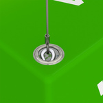Detail: 6 side surface - lid with eyelet and wire retaining cable entry