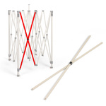 X-roof brace for the frame of folding pavilion/folding tent Basic - spare part