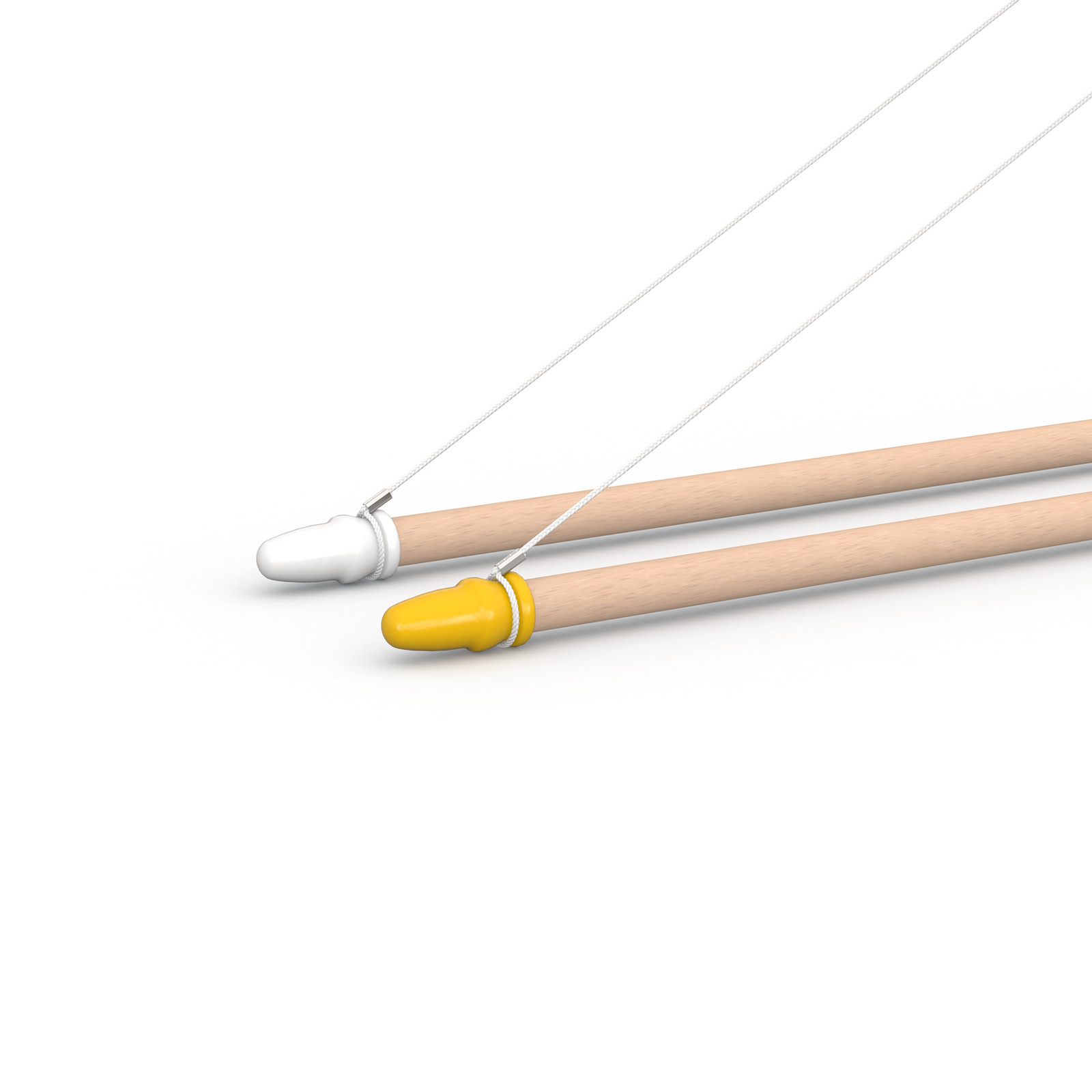Color selection for banner suspension with end caps