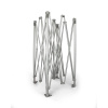 Highly stable, foldable scissor gate system made of aluminum: setup in seconds