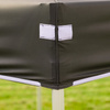 Tent canopy details – exterior: Velcro strip for attaching a tent roof