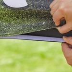 Tent canopy and tent roof: attached to the valance using Velcro tape