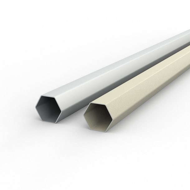 suitable for tent poles made of hexagonal profiles from Vispronet®