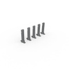 Double Connector for Flexible Keder Frame, Set of 5