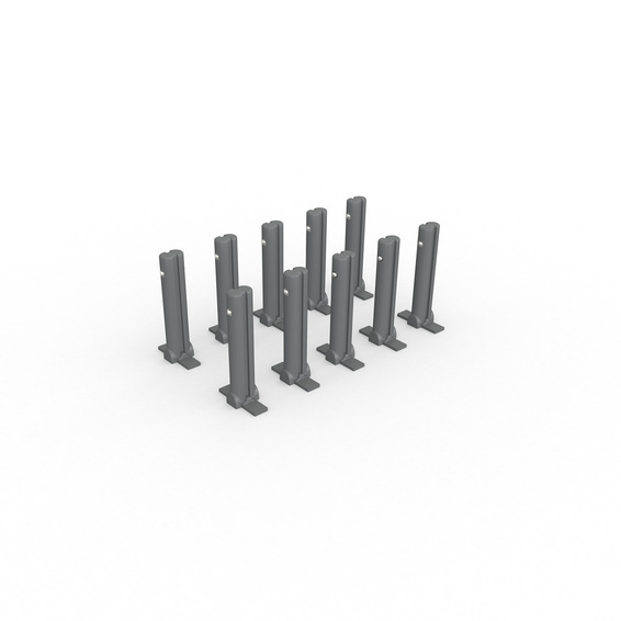 Double Connector for Flexible Keder Frame, Set of 10