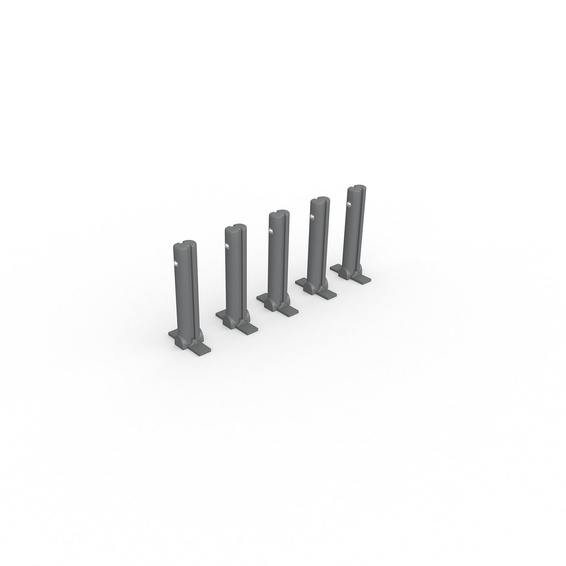 Double Connector for Flexible Keder Frame, Set of 5