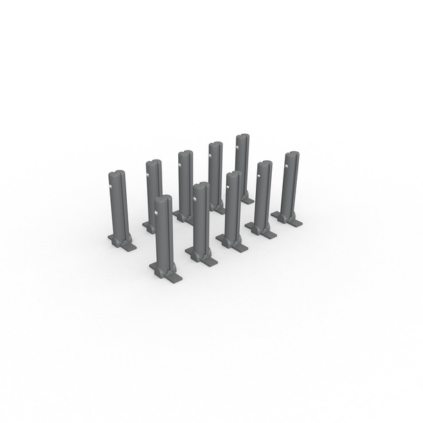 Double Connector for Flexible Keder Frame, Set of 10