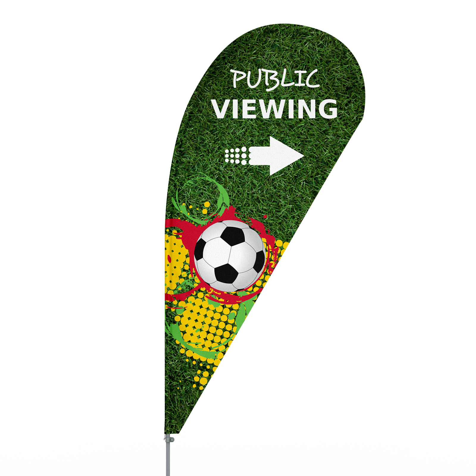 Bowflag® Drop - Public Viewing