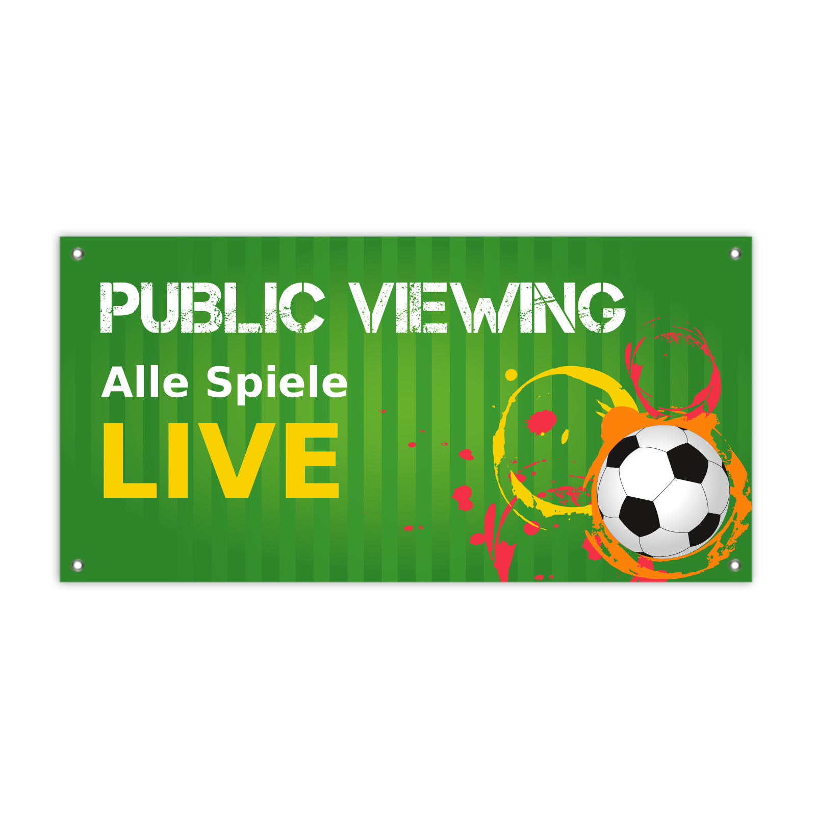 PVC banner - Public Viewing