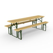 Printed beer garden set