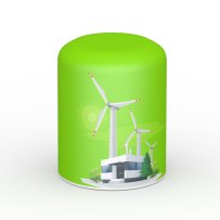 Inflatable furniture, Seat cylinder Air Basic