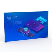 Roll-up & display systems display wall Q-Frame® 400 x 240 cm
