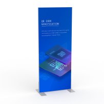 Roll-up & display systems display wall Q-Frame® 100 x 240 cm
