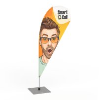 Beachflag Bowflag drop