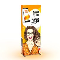 Exhibition wall Pop Up LED 1 x 3