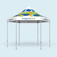 Folding pavilion Select Hexagon 4 m, without tent walls