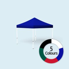Folding pavilion Eco 3x3 m, single-color, without tent walls