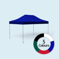 Folding gazebo Basic 3x4.5 m, in basic colors, without tent walls