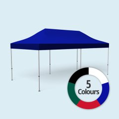 Folding gazebo Basic 3x6 m, in basic colors, no tent wall