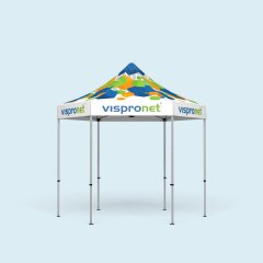 Folding pavilion Select Hexagon 3 m, without tent walls