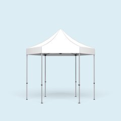 Folding pavilion Select Hexagon 3 m, unprinted, without tent walls