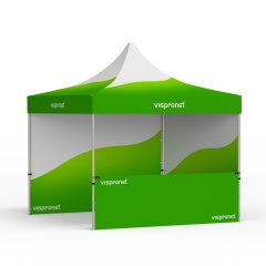 Folding tent Basic 3x3 m, 3 tent walls