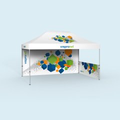 Folding tent Basic 3x4.5 m, 2 tent walls