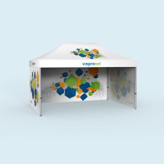 Folding tent Basic 3x4.5 m, 3 tent walls