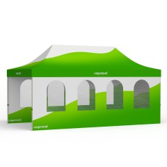 Folding tent Basic 3x6 m, 3 tent walls