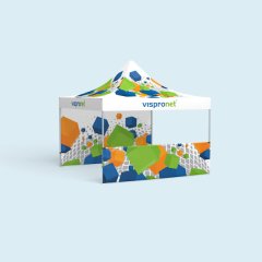 Folding tent Premium 3x3 m, 2 tent walls