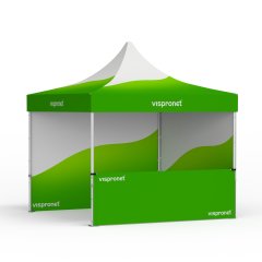 Folding tent Premium 3x3 m, 3 tent walls