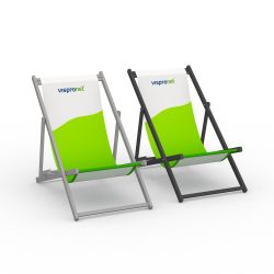 Aluminium Deck chair without armrest