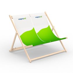 Wooden Double deck chair without armrest