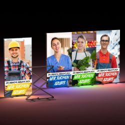 Exhibition system Lightbox fold