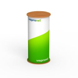  Exhibition Counter Lamellen round