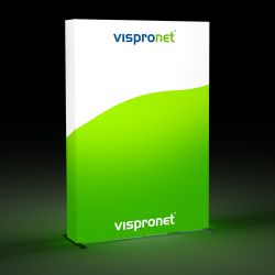  Exhibition Wall Pop Up LED gerade Front 