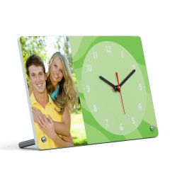 Table clock with personal photo