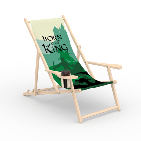 Deck Chair without Armrests, born to be king Design