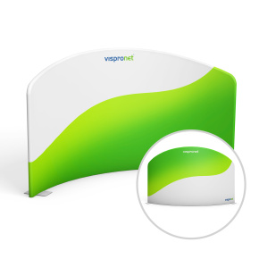 Display Wall Basic Double Arch Textile